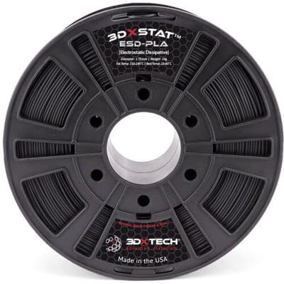 3D Xtech PLA2010750BK0 3DXSTAT Conductive ESD Filament PLA kunststof Geurarm, Slagvast 1.75 mm 750 g Zwart 1 stuk(s)