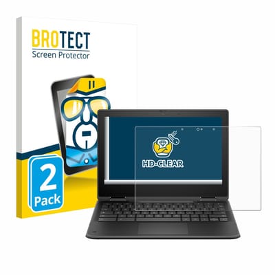 BROTECT - Screenprotector voor HP Fortis Flip G1i 11" - Folie Beschermfolie transparant 2 Stuks