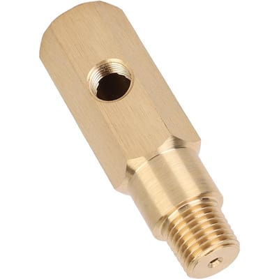 Adaptateur Manomètre d'Huile 1/4 NPT Laiton Té Capteur Convient pour Ford Falcon BA BF FG 4.0 et V8 beige