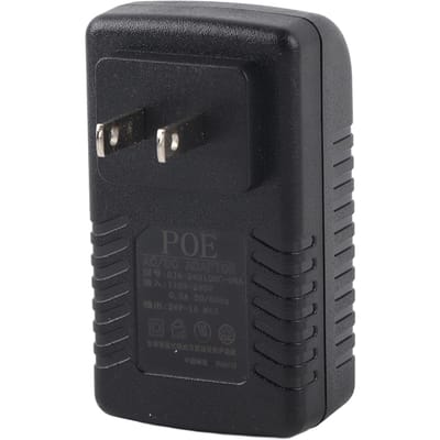 Injecteur POE DC 24V 1A Adaptateur secteur Fiche / Optionnel