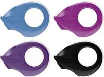 tesa Plakbanddispenser 58230-00 Zwart, Lila, Pink, Blauw Rolbreedte (max.): 19 mm Rollengte (max.) 10 m