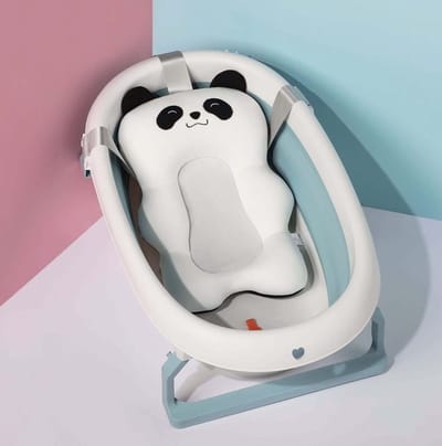Baby Bad Kussen - Drijvend Badje - Veilig Baden - Antislip Ontwerp - 50x34cm - Wit