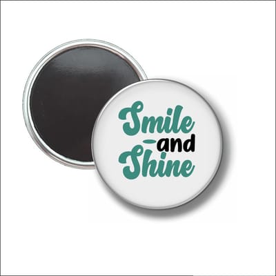 Button Met Magneet 58 MM - Smile And Shine - NIET VOOR KLEDING
