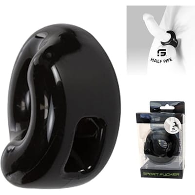 Sport Fucker - Half Pipe Cockring - Zwart