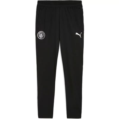 Manchester city fc mcfc training pants w/ poc in de kleur zwart.