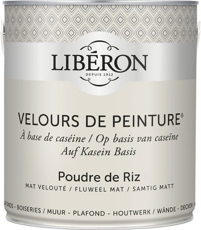 Liberon Velours De Peinture Muurverf - Mat - Poudre De Riz - 2,5l