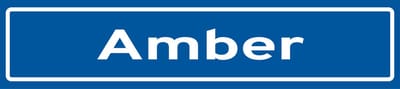 Fotofabriek Straatnaambord Amber | Straatnaambord met naam | Cadeau Amber