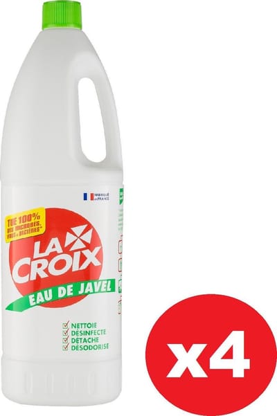 LA CROIX Javel Puur - Reinigt Ontsmet Ontvlekt & Ontgeurt - 1.5L x 4