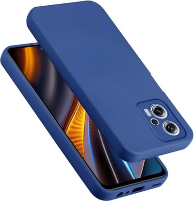 Cadorabo Hoesje geschikt voor Xiaomi Poco X4 GT in LIQUID BLAUW - Beschermhoes gemaakt van flexibel TPU silicone Case Cover