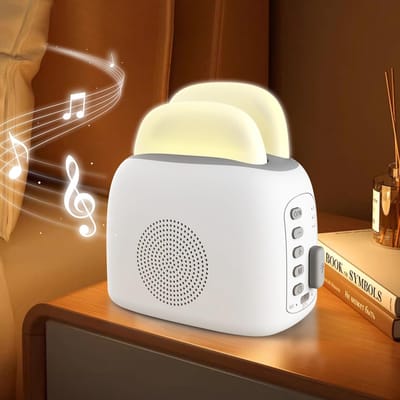 White Noise Machine - Wit Geluid Nachtlampje, 3-in-1 Baby Nachtlampje met Bluetooth Luidspreker, Timer, Geschikt voor Baby's, Kinderen en Volwassenen, Kerstcadeau
