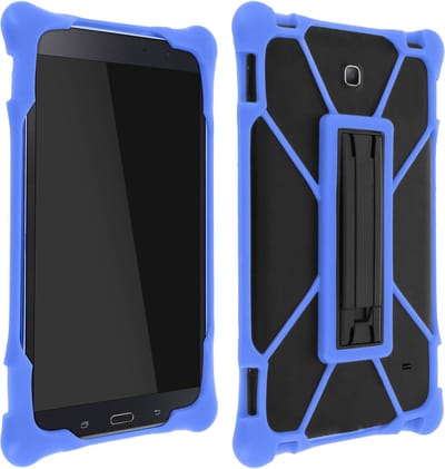 Avizar Hoes Bumper, Universeel met ondersteuning voor 9 Tablet, Blauw