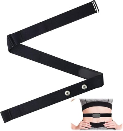 Cardio Borstband - Hartslagmeter Band - Sporten Meten - Universeel Compatibel - 70-105 cm - Zwart