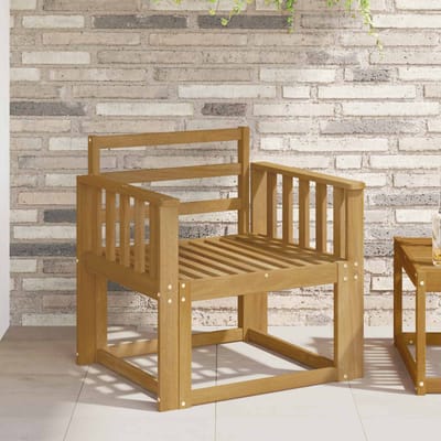 vidaXL - Buiten - bank - set - Massief - Acacia - Hout - Wit