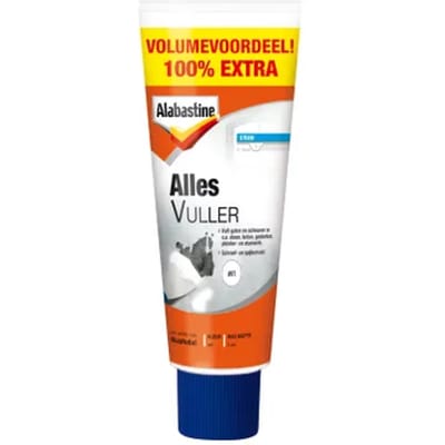 Alabastine - Allesvuller (Pasta) - Vuller Wit - 660 G - Vult gaten en scheuren in o.a.steen - beton - gasbeton