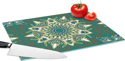 Glazen Snijplank - 39x28 - Mandala - Patronen - Zen - Snijplanken Glas