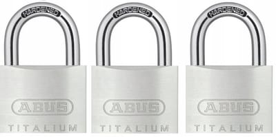ABUS 726TI/40 Beugelslot Aluminium - Triples Systeem