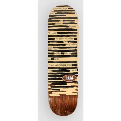 Real Team Non-Fiction - 8.38" Skateboard Deck rood