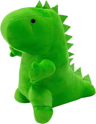 Dino Deurstopper - Deurzak Dinosaurus - Deuren Open Houden - Zwaar Gevuld Met Zand - 22.5 cm Hoog - Groen