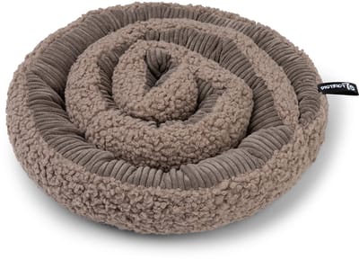 District 70 SWIRL – Snuffelmat voor Honden | Stimuleert Speurgedrag & Mentale Activiteit - Taupe - ø 34 cm
