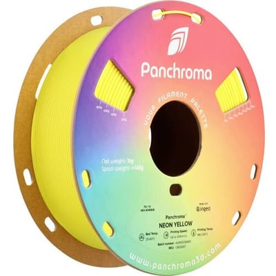 Polymaker CA02007 Panchroma™ Neon Filament PLA kunststof Fluorescerend, Kleurverandering 1.75 mm 1000 g Neon-geel (fluorescerend) 1 stuk(s)