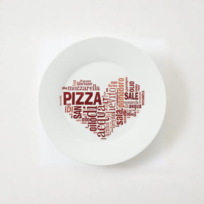 Bormioli Rocco Pizzabord - 33 cm - Rood - 1 stuk(s) -
