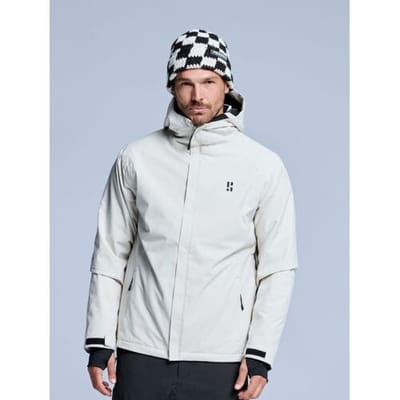 POEDERBAAS - arctic 2l insulated jacket men - Ski jack heren - Donkergrijs