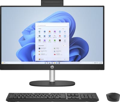 HP 24-cr0055nd - All-in-One PC - 24 Inch - Core i5 - Iris Xe Graphics - 8 GB RAM - 512 GB SSD - Webcam, luidsprekers