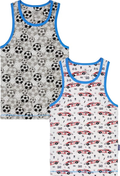 Claesen's Race Car Football Jongens Onderhemd - Maat 92/98