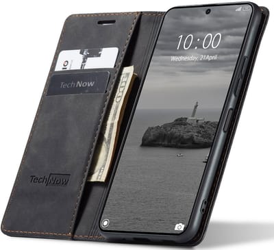 Hoesje geschikt voor Sony Xperia 1 VII - Book Case Leer Slimline Zwart