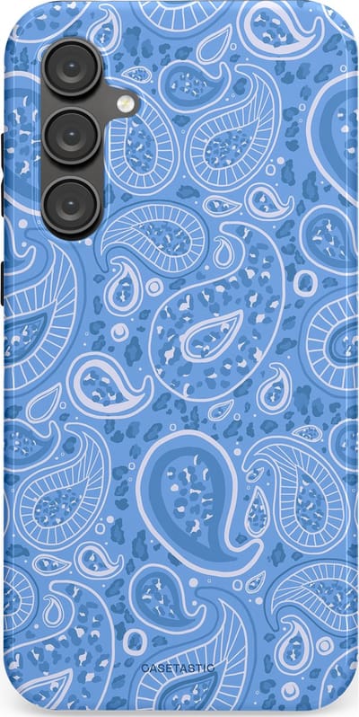 Casetastic Hoesje Geschikt voor Samsung S23 FE - Stijlvolle Beschermende Duo-layer Case - Paisley verleiding