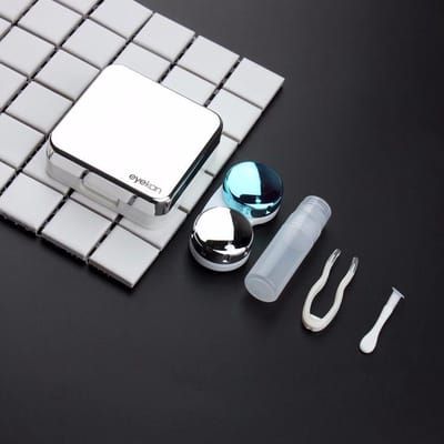 Eyekan lenzenhouder kit deluxe ZILVER