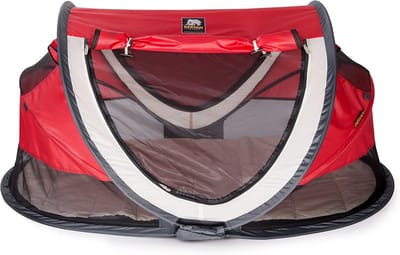 Reisbabybed voor Peuters - Pop-up Tent met Zelfopblaasbare Matras - Zomer