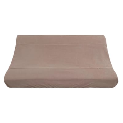 Baby's Only Gebreide baby aankleedkussenhoes - Waskussenhoes - Overtrek verzorgingskussen Pure - Mokka - 45x70 cm - 100% ecologisch katoen