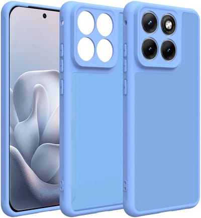 Hoesje geschikt voor Motorola Edge 70 Fusion - Phonesta AirFrost Semi-Transparante Back Cover - Mat Sapphire Blue
