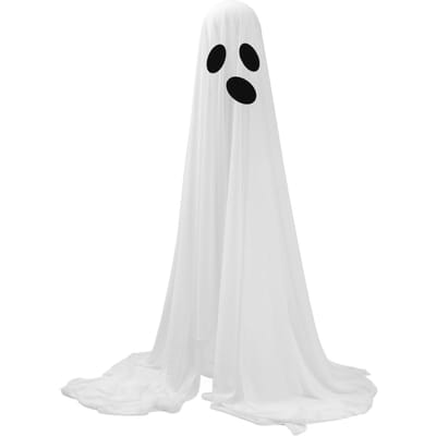 64.96in Groot Verlicht Wit Doek Spook Eng Staand Spookachtige Spook Decoratie voor Veranda Tuin