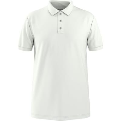 ESMARA MEN Piqué heren polo (Wit, M)