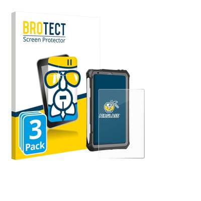 Screenprotector 3 Stuks voor Apple iPad Mini 7 2024 (case-friendly) Beschermglas transparant