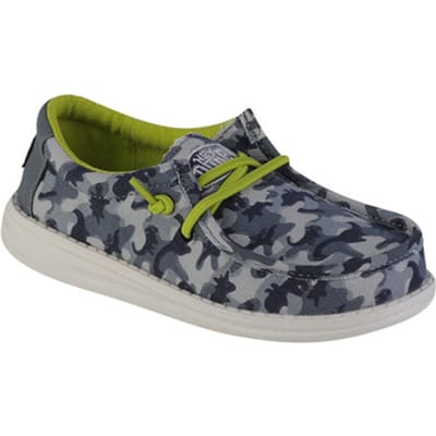 HEYDUDE Wally Youth Camodino Jongens Instappers Blue