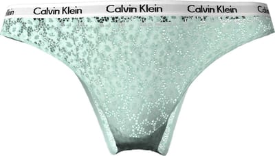 Calvin Klein Seriële - Groene Kant Damesonderbroek - Maat S