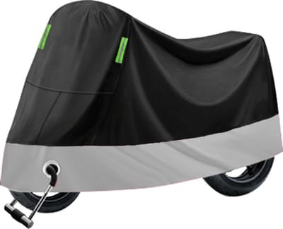 Motorhoes & Scooterhoes - 295*110*140 cm - met Windscherm - Scooter Hoes - Waterdicht Buiten - Universeel voor alle Scooters / Motors - Waterdicht Oxford - Geschikt voor Binnen en Buiten - Waterafstotend