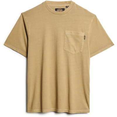 T-shirt Korte Mouw Superdry T-shirt Contrast Stitch Pocket