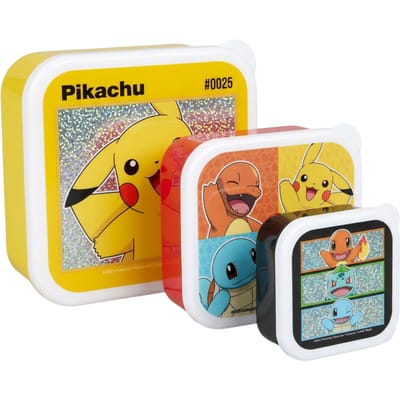 Snackbox Pokemon set van 3