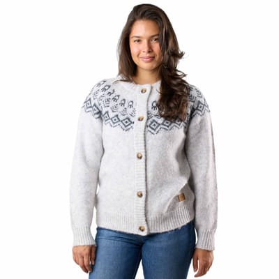 Swedemount Lofoten wollen gebreide cardigan voor dames – Maat 38