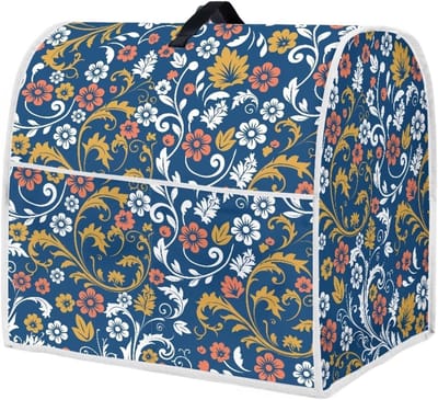 Mixerhoes Keuken - Apparaathoes - Keuken Organisatie - Met Opbergzakken - 43.5 x 27.5 x 37.5 cm - Vintage Bloemen