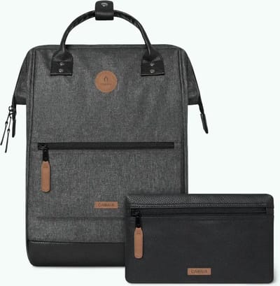 CABAIA vrije tijd rugzak rugzak met laptopvak Adventurer Melanged Backpack 23L Luxembourg donkergrijs