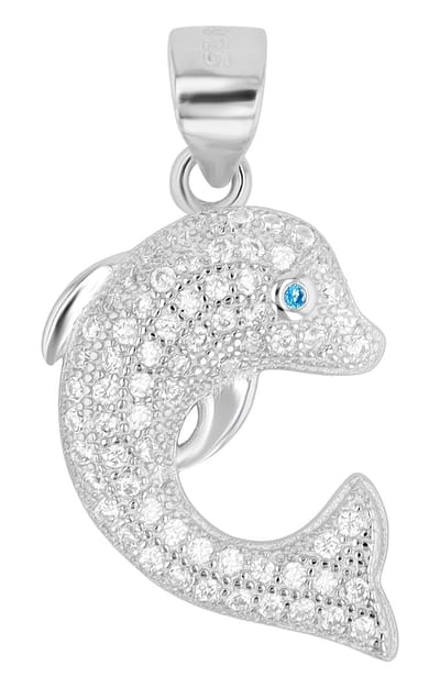 AKZENT Akzent Kinderen Hanger "Finna" van 925 Sterlingzilver, gerhodineerd, duurzaam