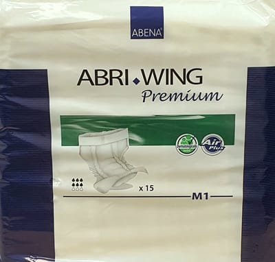 Abena Wing Premium 1 Medium - 1 paquet de 15 protections