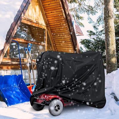 Opbergafdekking voor scootmobielen - waterdicht, stofdicht, UV-bescherming - 140 x 66 x 91 cm - Grijs
