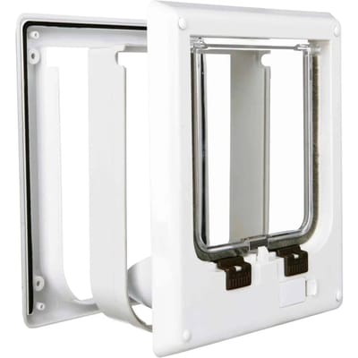 Trixie - 4-weg Huisdierluik - Elektromagnetisch - Selectieve toegang - 21X24 cm