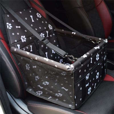 Daity 1 pack - Autostoelverhoger voor huisdieren - draagbaar - opvouwbaar zitje met veiligheidsgordel - geschikt voor katten en honden met een gewicht tot maximaal 13,6 kg (30 pond).